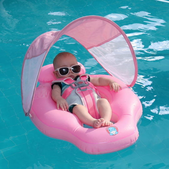 SunnyFloat – Baby Zwemband met Zonnedak