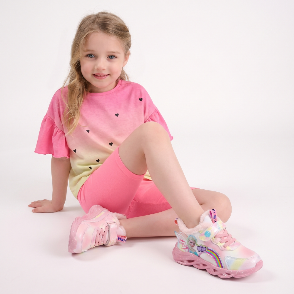FroziStep – Frozen Meisjes Sneakers met LED-licht
