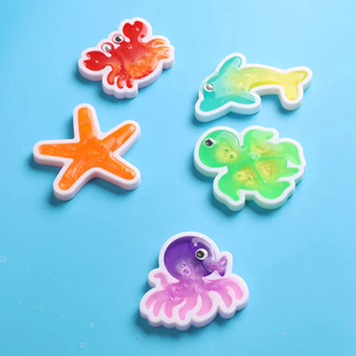 Set van 6 Extra Mallen voor de magic jelly set