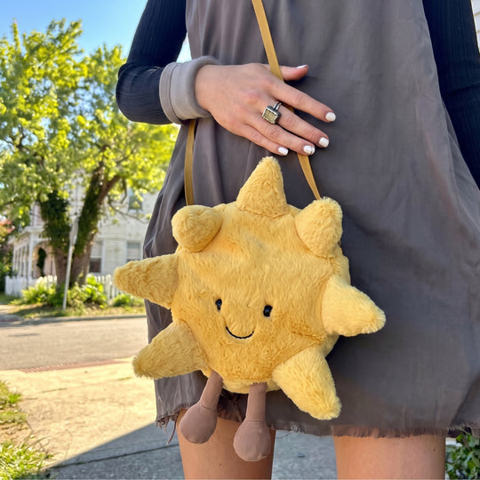DreamBag – Pluche Schoudertasje Maan & Wolkje