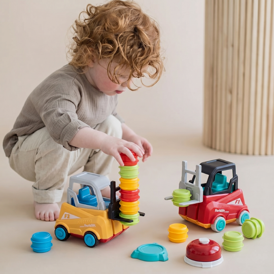 LiftMaster – Stapelspel met Vorkheftruck