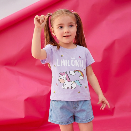 Serafina – Unicorn Print T-shirt