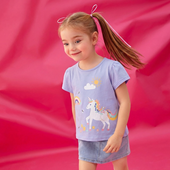 Tatiana – Unicorn Print T-shirt