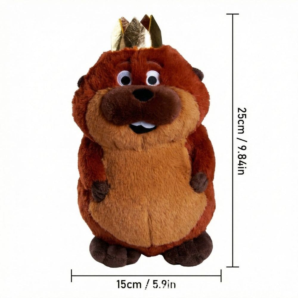 <font dir="auto" style="vertical-align: inherit;"><font dir="auto" style="vertical-align: inherit;">Nouveau projet transfrontalier de transformation de castor en peluche Hoppers, jouet en peluche, poupée animée, peluche</font></font>