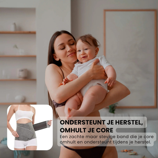 MamaSupport – Postpartum Buikband met Compressie