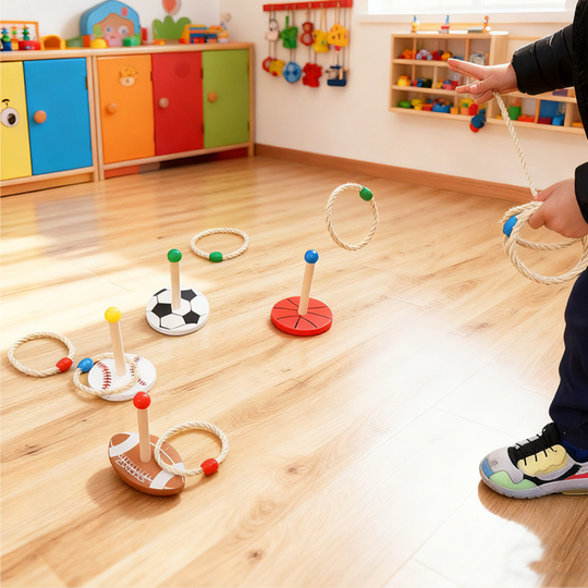 SportRing – Houten Ringwerpspel voor Kinderen