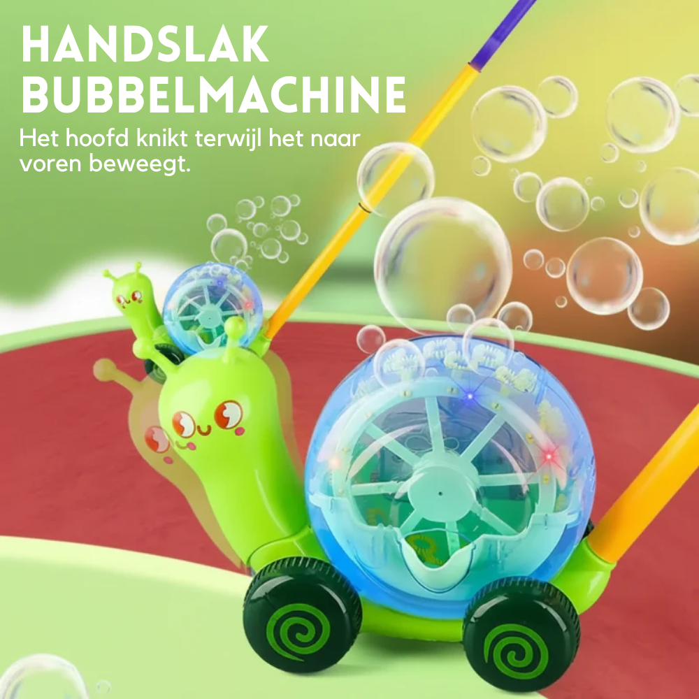 BubbelSlak – Automatische Slak Bellenblaas – Buitenspeelgoed voor Kinderen