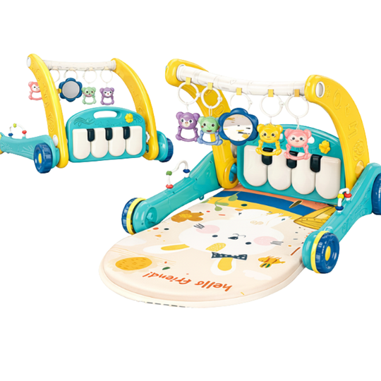 WalkyPlay – 3-in-1 Baby Walker en Speelmat