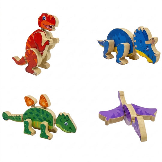 DinoBuild – Houten Dinosaurus Bouwset