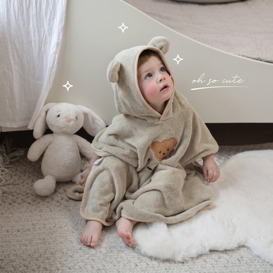 AquaCuddle – Kinderbadcape met Capuchon