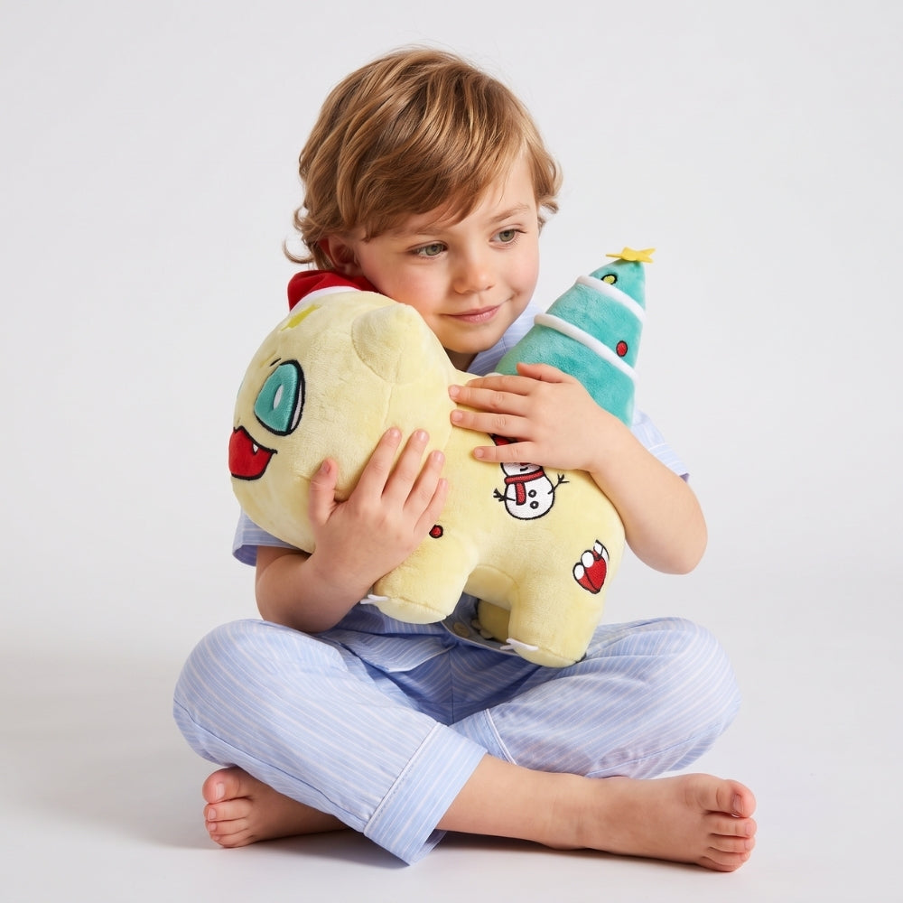 <font dir="auto" style="vertical-align: inherit;"><font dir="auto" style="vertical-align: inherit;">Nouvelle peluche de Noël transfrontalière bonhomme de neige, sapin de Noël, salamandre, coussin mignon, jouet en peluche, chapeau</font></font>