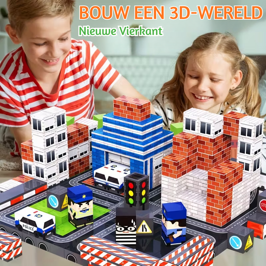 MagnaBuild™ – 54/84/100 Stuks Compacte Magnetische Blokken