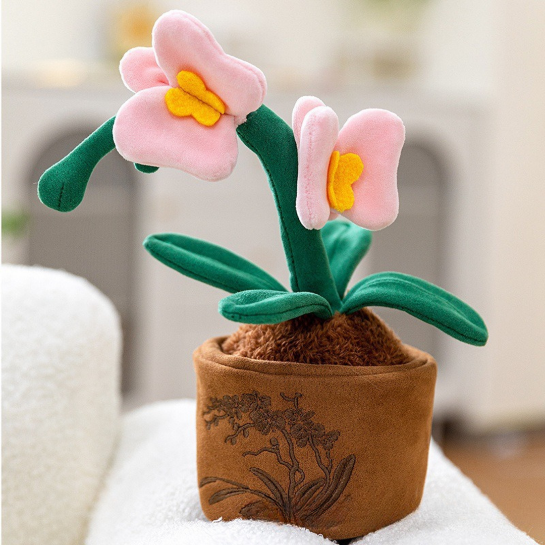 BloomFriends – Pluche Bloemen in Decoratieve Pot