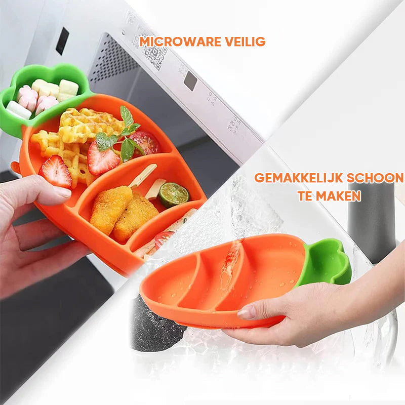 StickySnack™ – De Siliconen Eetset voor Baby’s Peuters.