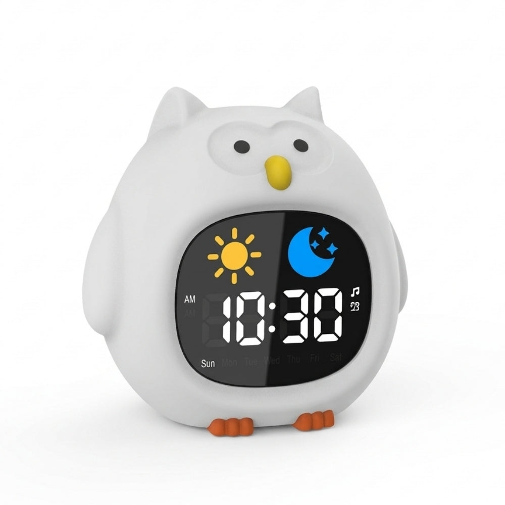 SleepPals – Siliconen Dierenwekker met Nachtlampje