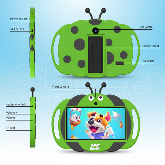 KidoTab kinder tablet schokbestendige hoes detail - Milo & Moon