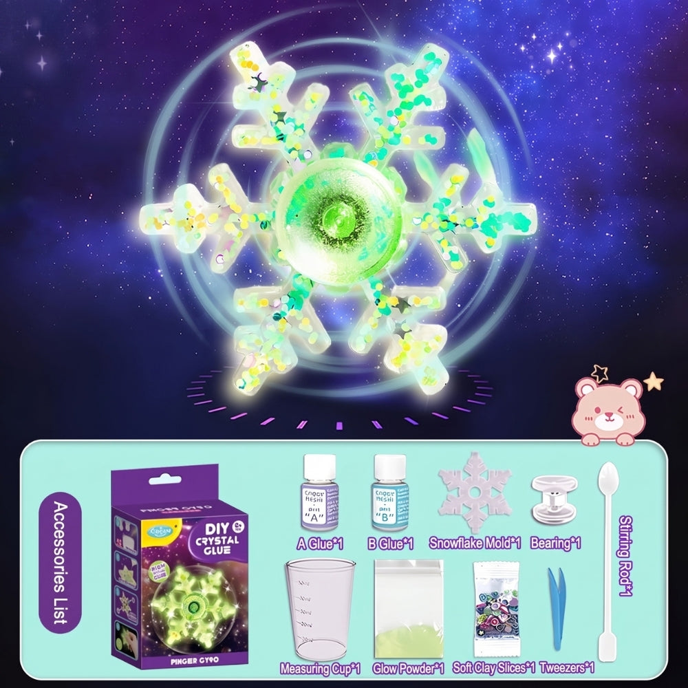GlowSpinner – DIY Glow-in-the-Dark Fidget Spinner