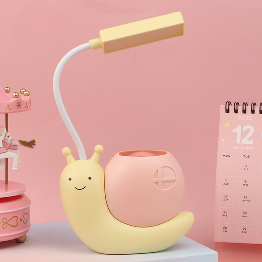 SnailGlow – LED Bureaulamp met Pennenhouder