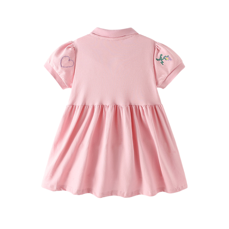 Vilda – Roze Polo Jurk