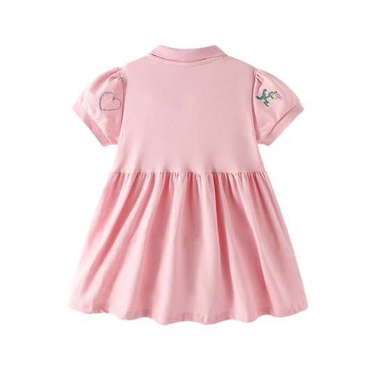 Vilda – Roze Polo Jurk
