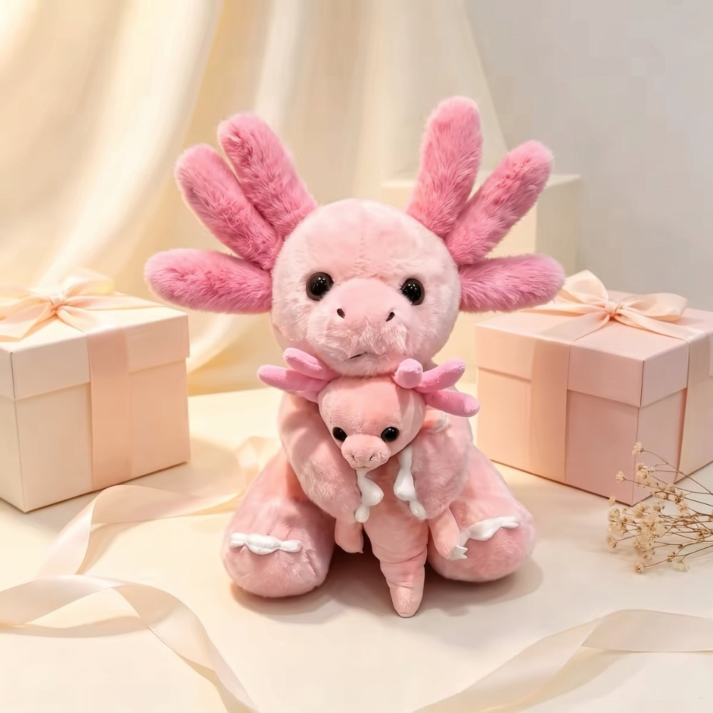 AxolotlFamily – Axolotl Knuffel met Baby