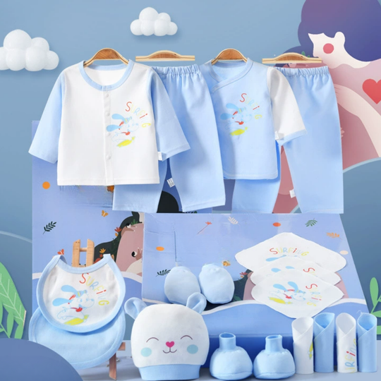 PuppyNest – Luxe Baby Cadeauset van Katoen