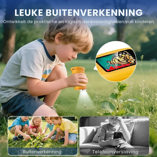 MicroScout – Handheld Microscoop met Vergroting en Scherm
