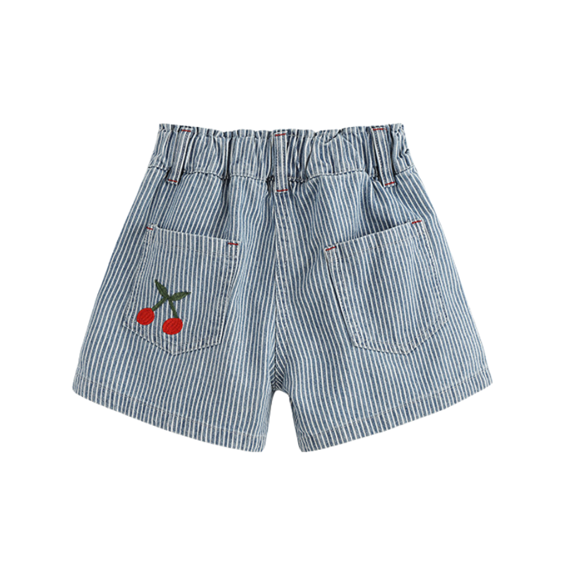 Ronja – Kersen Denim Broekjes