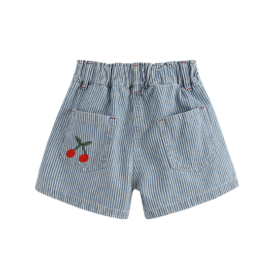 Ronja – Kersen Denim Broekjes