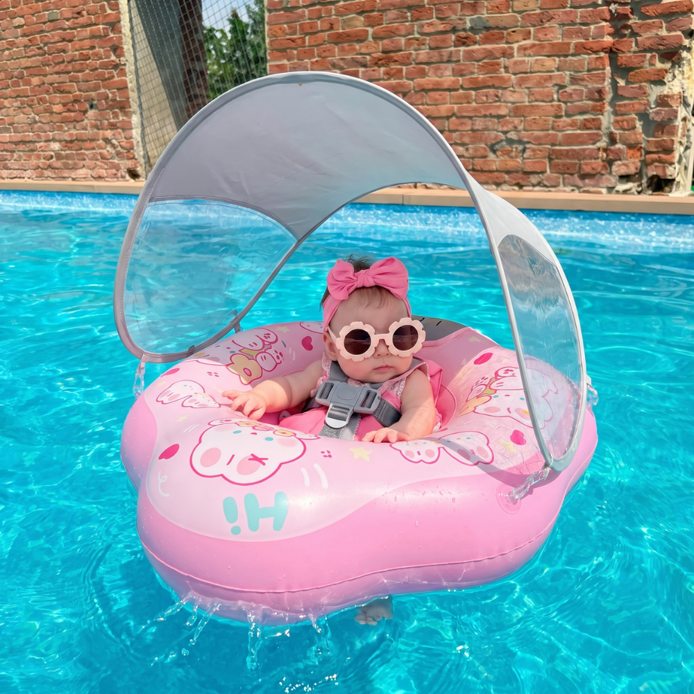 SunnyFloat – Baby Zwemband met Zonnedak