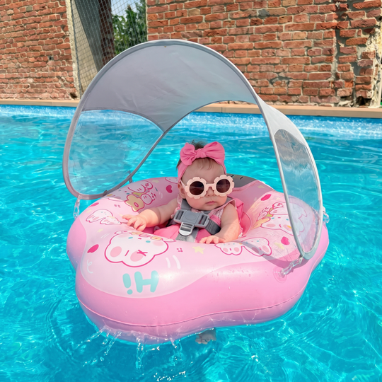 SunnyFloat – Baby Zwemband met Zonnedak