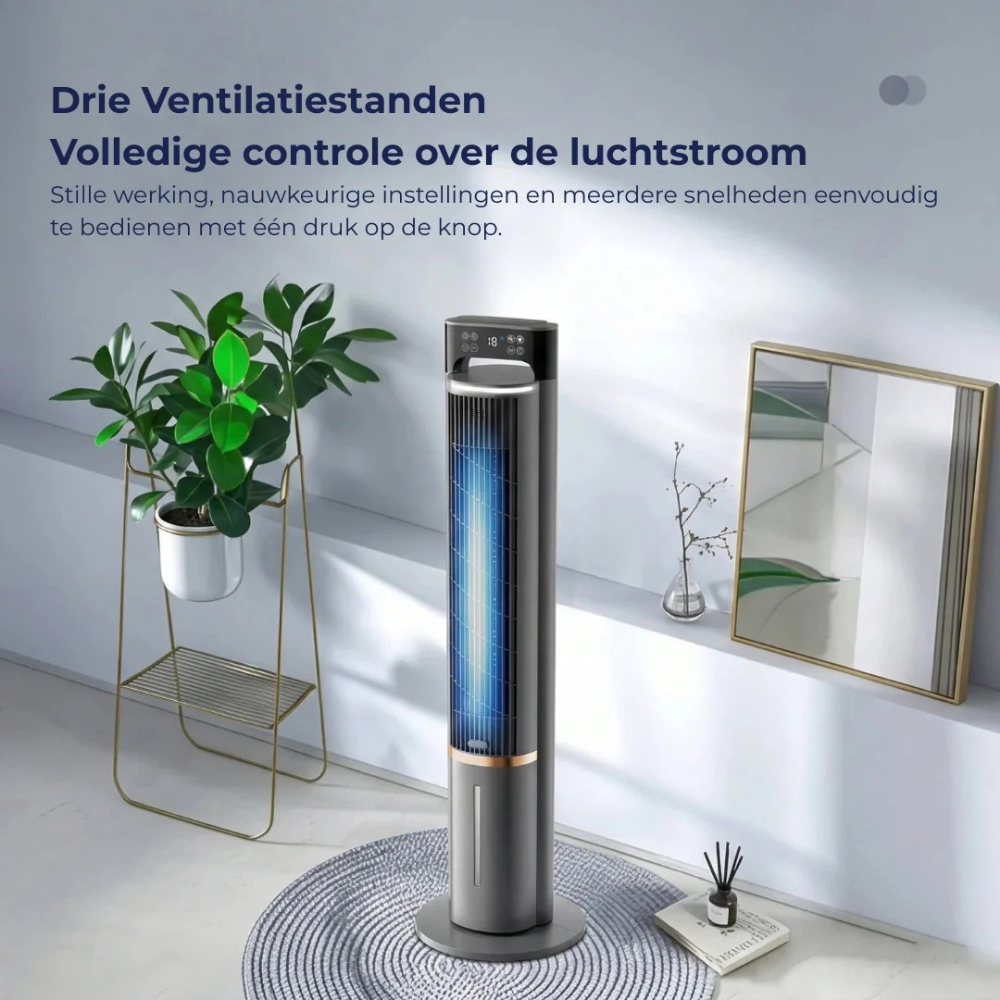 CoolBreeze – Draagbare Luchtkoeler voor Slaapkamer