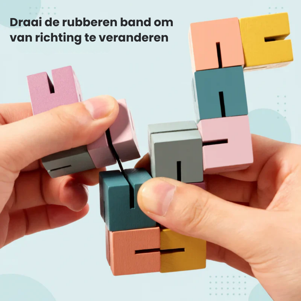 BuildMind – 3D Houten Bouwblokken Puzzel