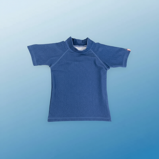 SunVibe – Anti-UV Kinder Zwemshirt met Korte Mouwen