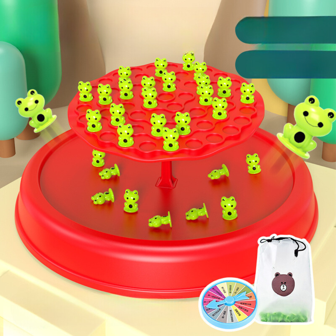 FroggyBalance™ – Montessori Kikker Evenwichtsspel voor Kinderen