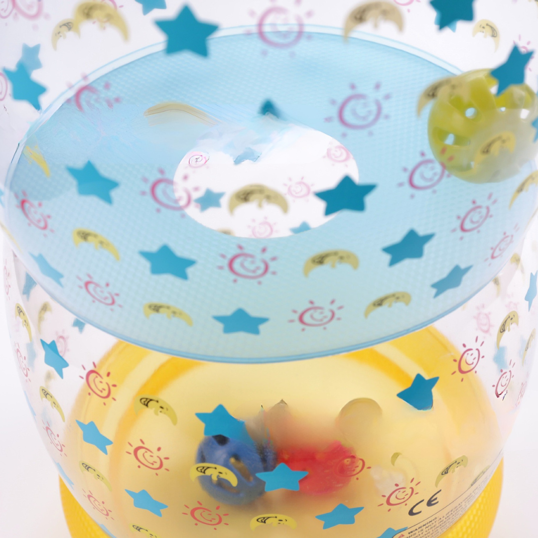 CrawlJoy™ – Opblaasbare Leer- & Speelmat voor Baby’s