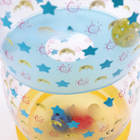 CrawlJoy™ – Opblaasbare Leer- & Speelmat voor Baby’s