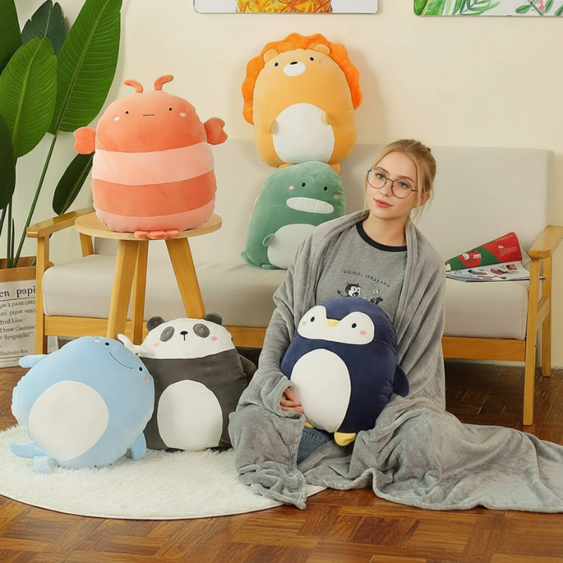 CloudCritters – Ronde Dieren Knuffelkussens