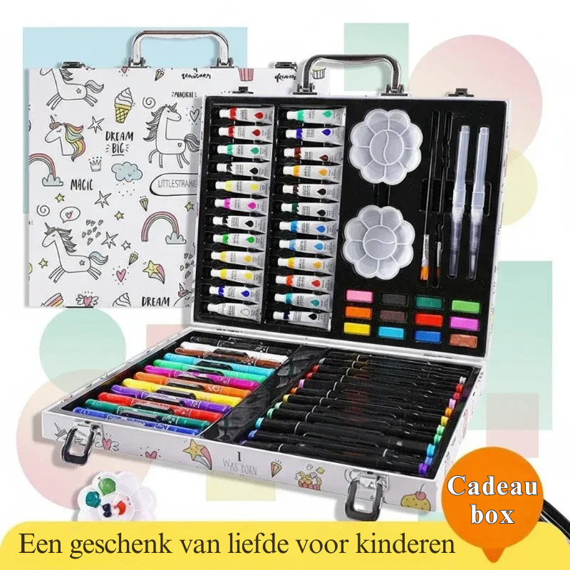 ArtJoy™ – Complete Tekenen & Schilderen Set voor Creatieve Kinderen
