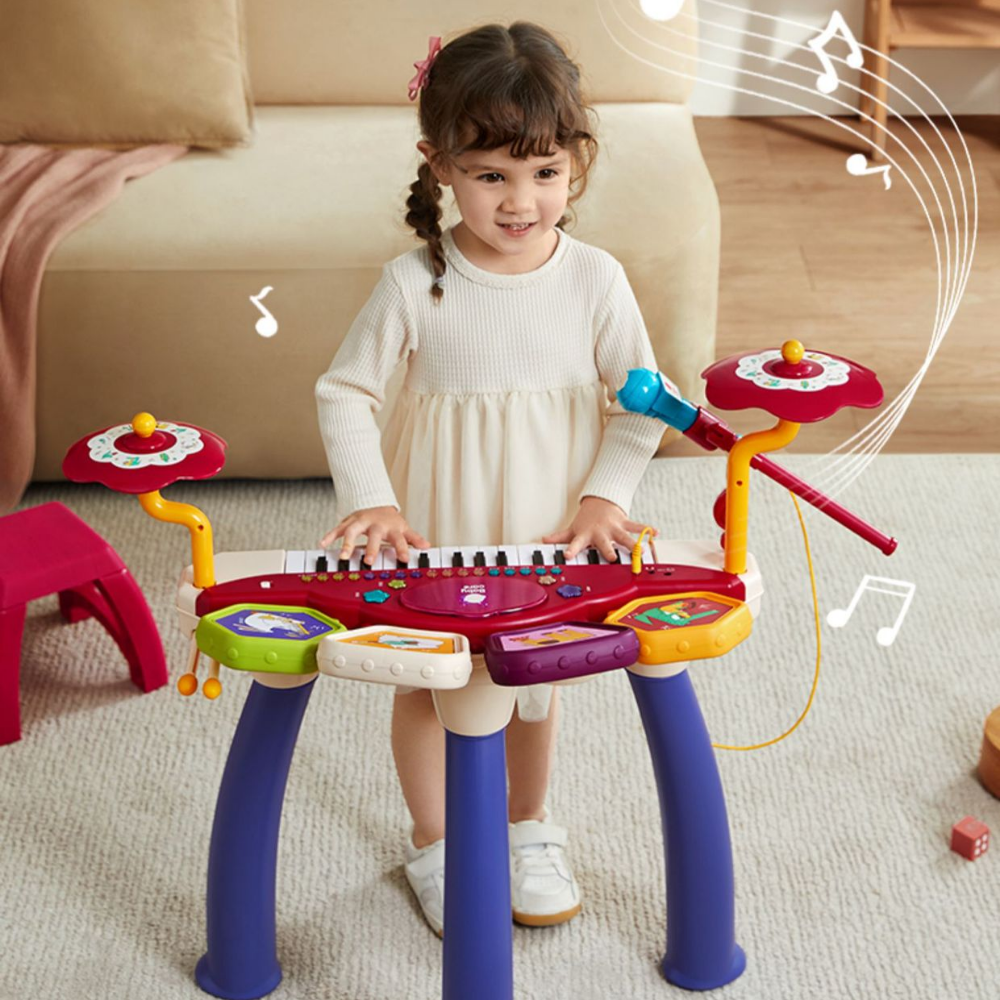<font dir="auto" style="vertical-align: inherit;"><font dir="auto" style="vertical-align=" inherit>Mini piano électronique pour enfants Babycare, un jouet musical pour débutants, adapté aux garçons et aux filles.</font></font>