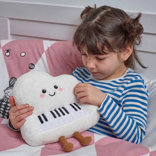 PianoCloud – Piano Knuffel van Zacht Pluche