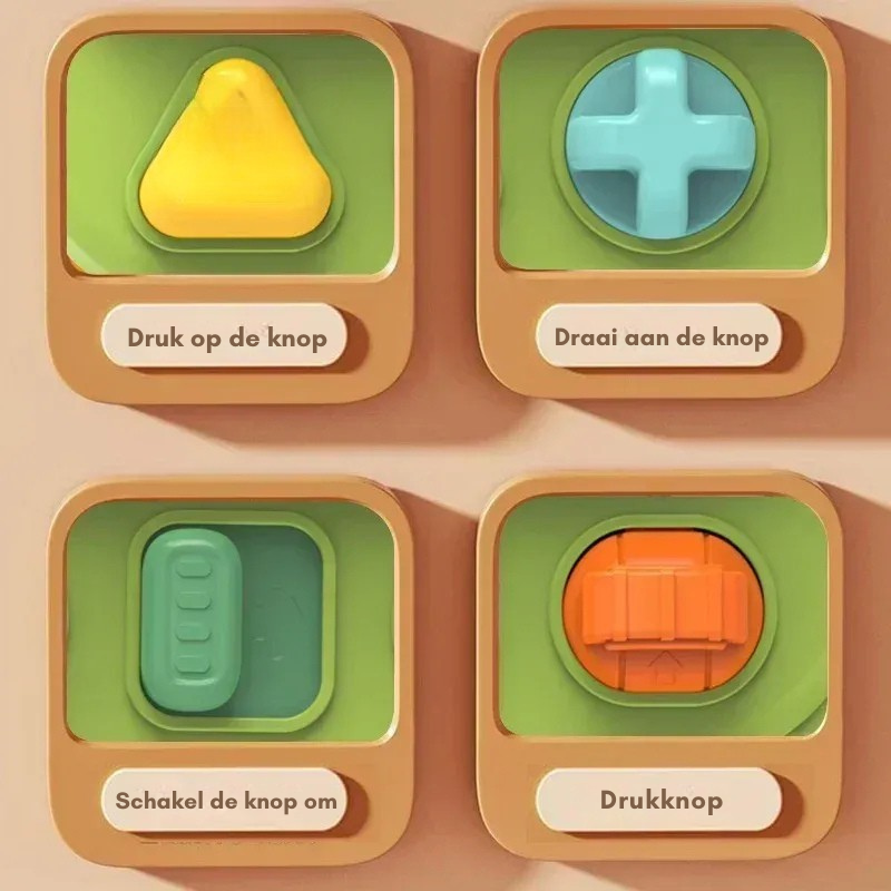 PeekPlay™ – Klik, Draai & Verrassing! – Baby Pop-up Speelgoed