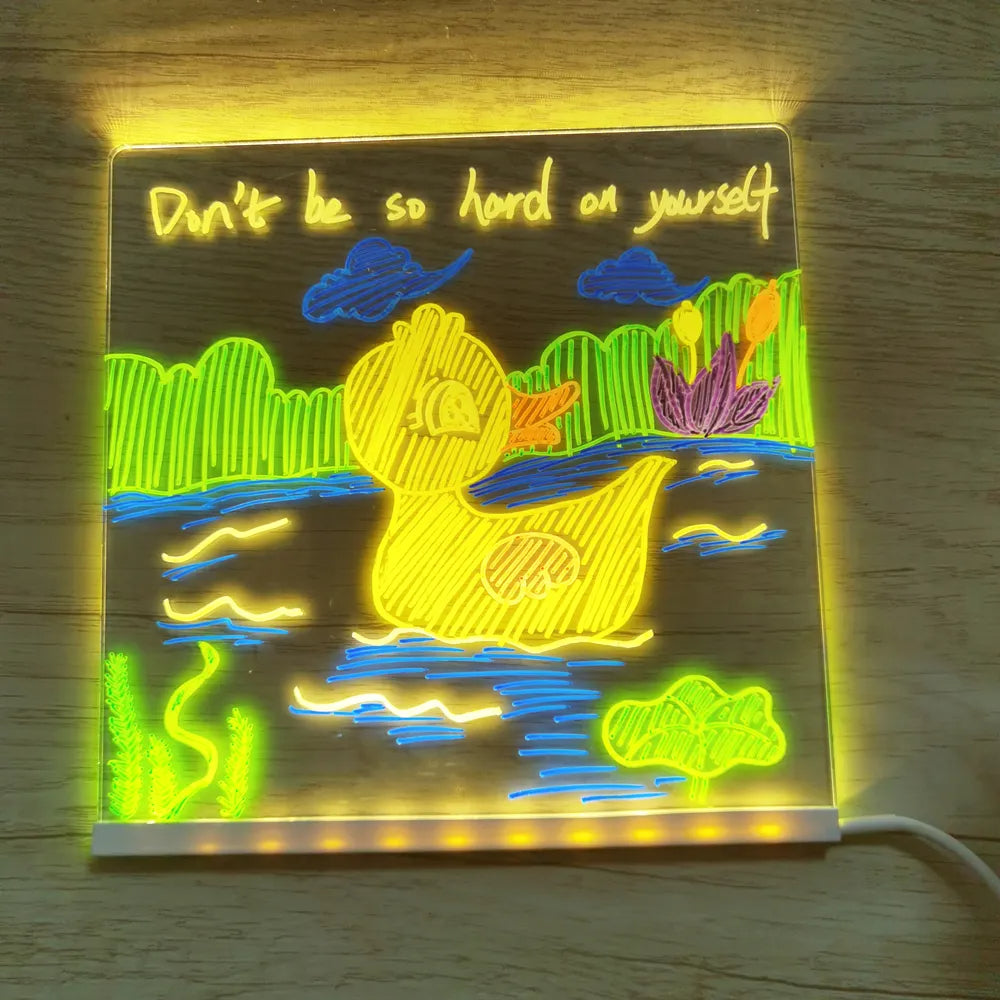 GlowBoard – LED Tekenbord Nachtlampje