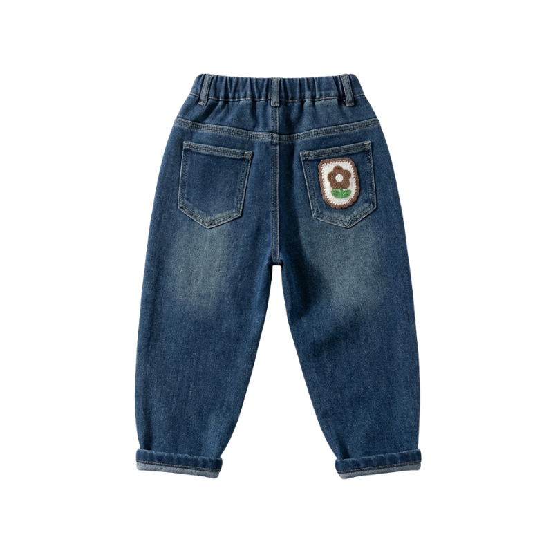 Anais – Bloem Patch Jeans