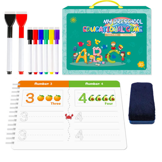 WriteSmart – Herbruikbare Engelse Schrijf & Leer Set