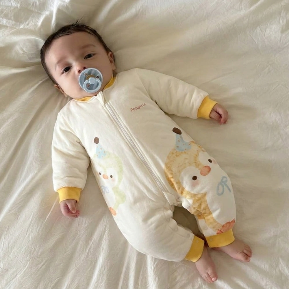CozyLegs – Gewatteerde Babyslaapzak met Beentjes