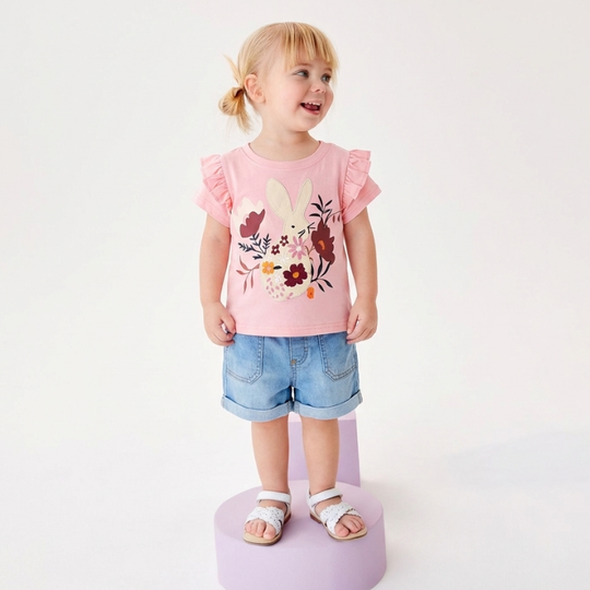 Bruna – Bloemen Bunny T-shirt