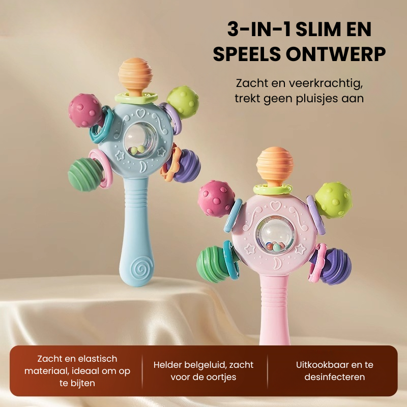 SmartRattle – Baby Rammelaar & Bijtspeeltje