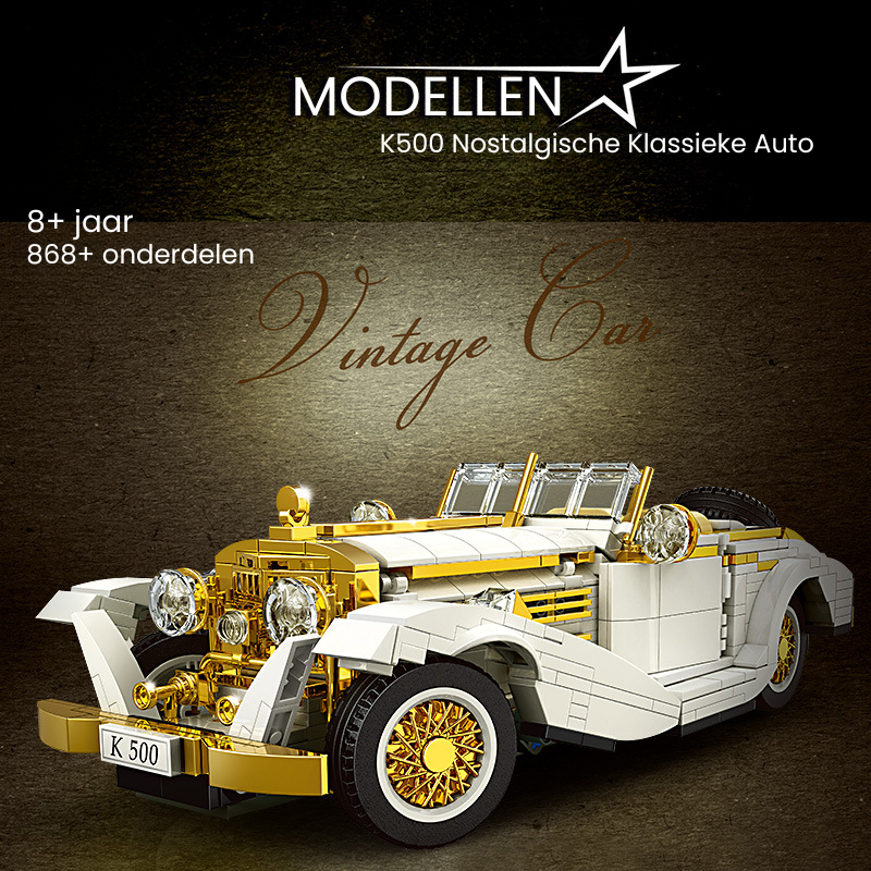 KlassikGold™ – K500 Vintage Auto Bouwset