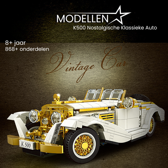 KlassikGold™ – K500 Vintage Auto Bouwset